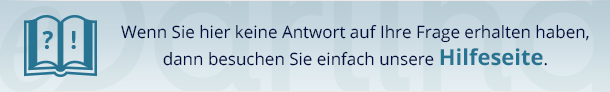 Antworten finden Sie auf unserer Hilfeseite.